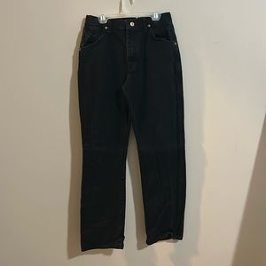 Boys black wrangler jeans size 18 Reg